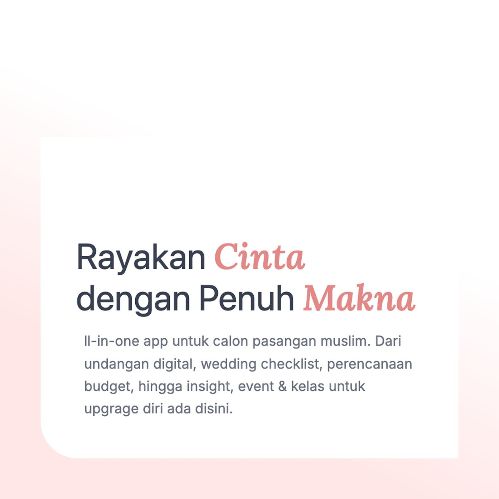 Bahagia App